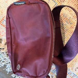 LuluLemon Burgundy Belt Bag - NWOT
